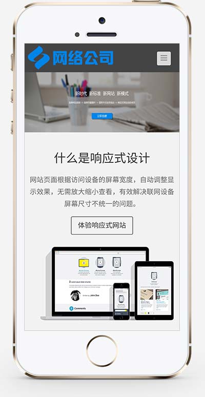 IT互聯網建站公司網站源碼+手機自適應