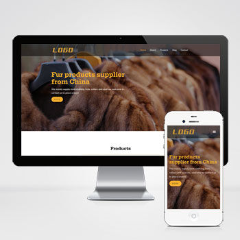 (自適應(yīng)手機端)女裝服裝類外貿(mào)網(wǎng)站pbootcms模板 外貿(mào)