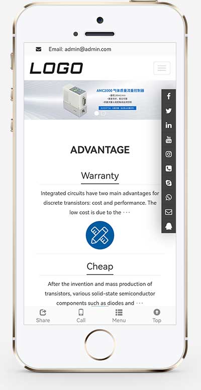 (自適應(yīng)手機端)電子芯片類英文網(wǎng)站模板 pbootcms電子元件網(wǎng)站源碼下載