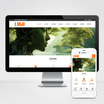  (pc+wap)康復培訓學校網站模板