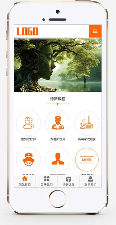 (pc+wap)康復培訓學校網站模板 (pc+wap)康復培訓學校網站模板