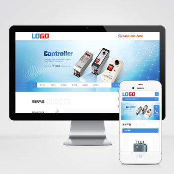  (自適應手機端)變壓器網站模板 電力設備網站源碼下載(帶三