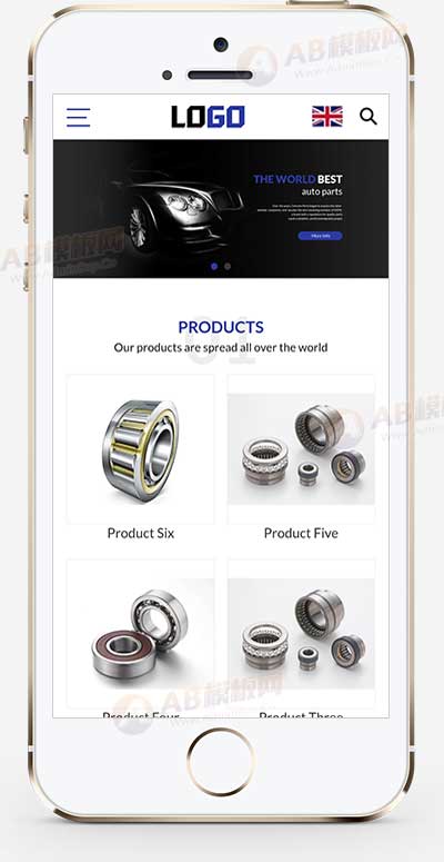 (自適應(yīng)手機端)藍(lán)色外貿(mào)網(wǎng)站模板 中英文雙語網(wǎng)站源碼-帶三級欄目