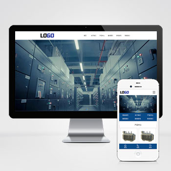  (PC+WAP)大氣滾屏網站模板 電氣電力設備網站源碼下載