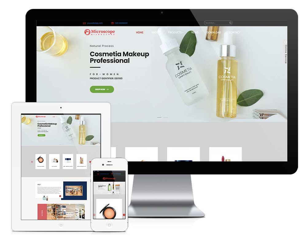 響應式美妝美容化妝品外貿企業網站模板(圖1) 1.jpg