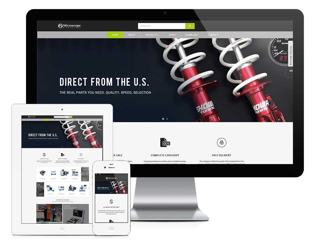 響應式數控教學設備外貿企業網站模板(圖1) 1.jpg