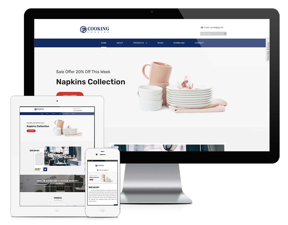 響應式餐具廚具外貿企業網站模板(圖1) 1.jpg