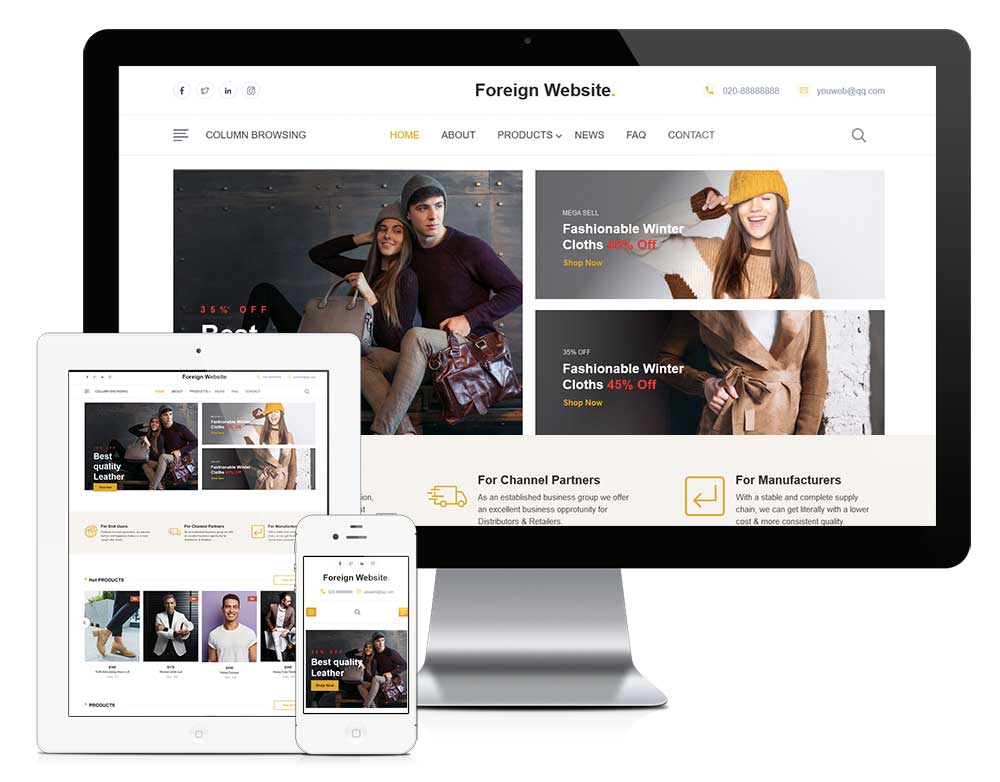 響應(yīng)式服裝外貿(mào)企業(yè)網(wǎng)站模板(圖1) 1.jpg